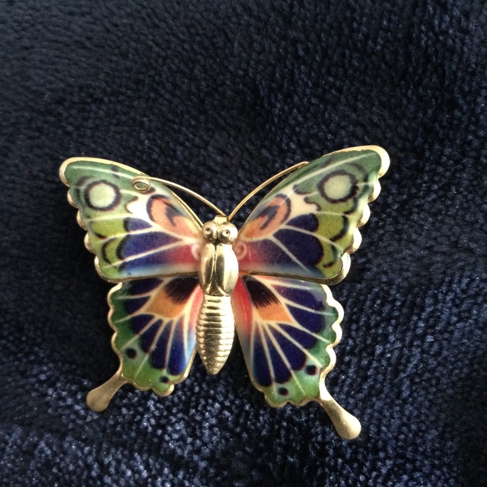 Butterfly pin